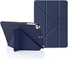 MuyDoux Origami Case for iPad mini 5 4 3 2, iPad Mini Case 7.9 Inch, 5-in-1 Multiple Viewing Angles, Smooth Front Cover & Shockproof Soft Flexible Back, Auto Sleep/Wake, Beige