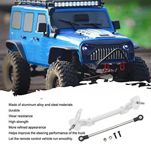 Eixo RC, liga de alumínio 1/14 RC caminhão haste de direção dianteira eixo de roda de pólo, eixo de