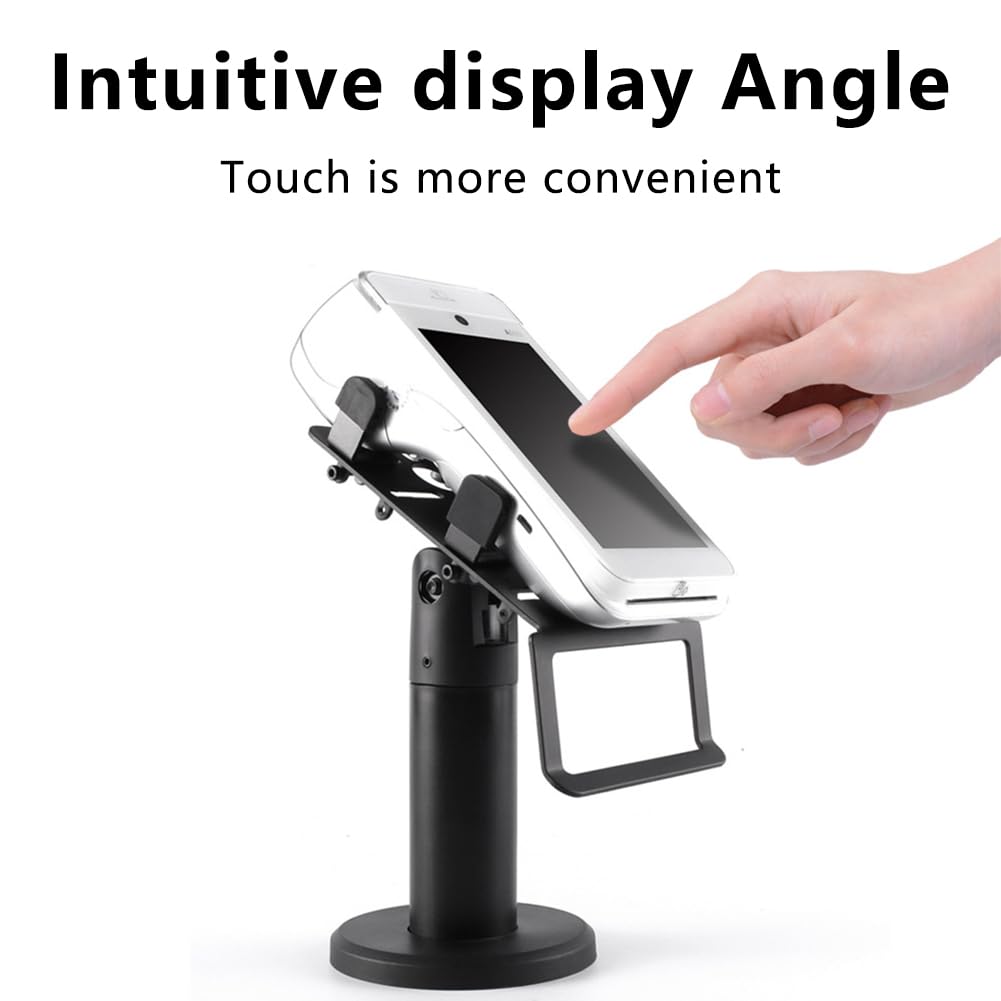 Uposao Support de Terminal de Point de Vente Polyvalent, Support d'affichage Rotatif et réglable pour Scanner, Support de Lecteur de Carte bancaire Support de Rotation de 360 degrés
