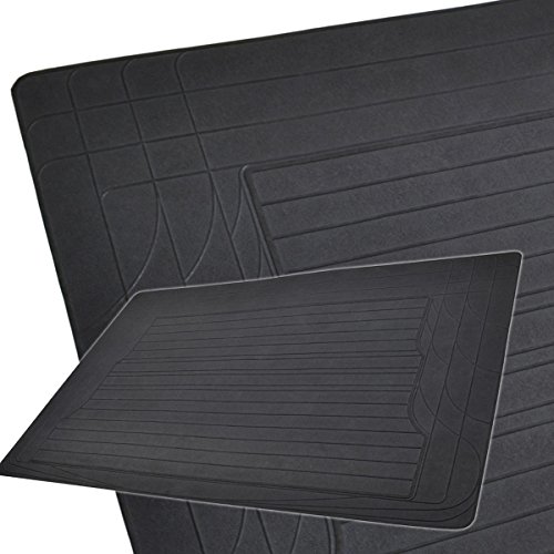 Motor Trend Heavy Duty Utility Cargo Liner Floor Mats For Car Truck Suv, Universal Trimmable To Fit, Foldable, Cargo & Trunk All Weather Protection, Black (Mt-786-Bk) #TOP5