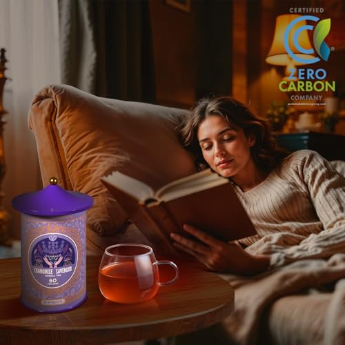 Life Plus Style Gourmet Pagoda Garden Chamomile Lavender Herbal Tea Caffeine Free Hot or Iced Floral Blend Natural Delicious Sleep Tea 60 Tea Bags