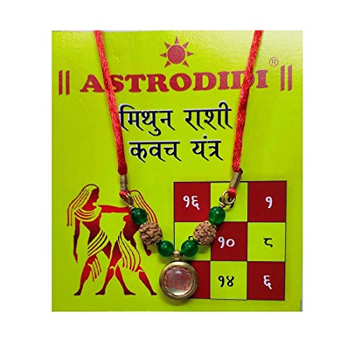 Mithun Rashi médaillon laiton Gémeaux pendentif astro homme femme enfant