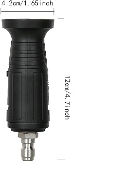 Adjustable Pressure Washer Accessories Gun Craftsman Oscillating Spray Turbo Set Nozzle Tips Variable Pattern, Foam Cannon Lance Car Wash Gun Tip 1/4 Inch Quick Connector Outlet, 3000 PSI