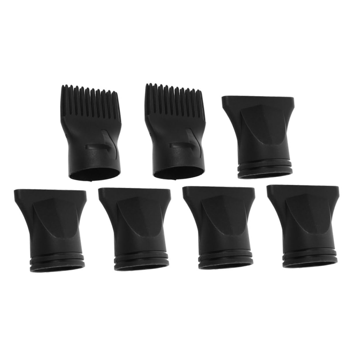 28 Pezzi Ugelli per Asciugacapelli in Plastica Becco Concentratore Stretto e Diffusore Piatto per Asciugatura Rapida Compatibili con Phon per e Domestico Accessori per Styling