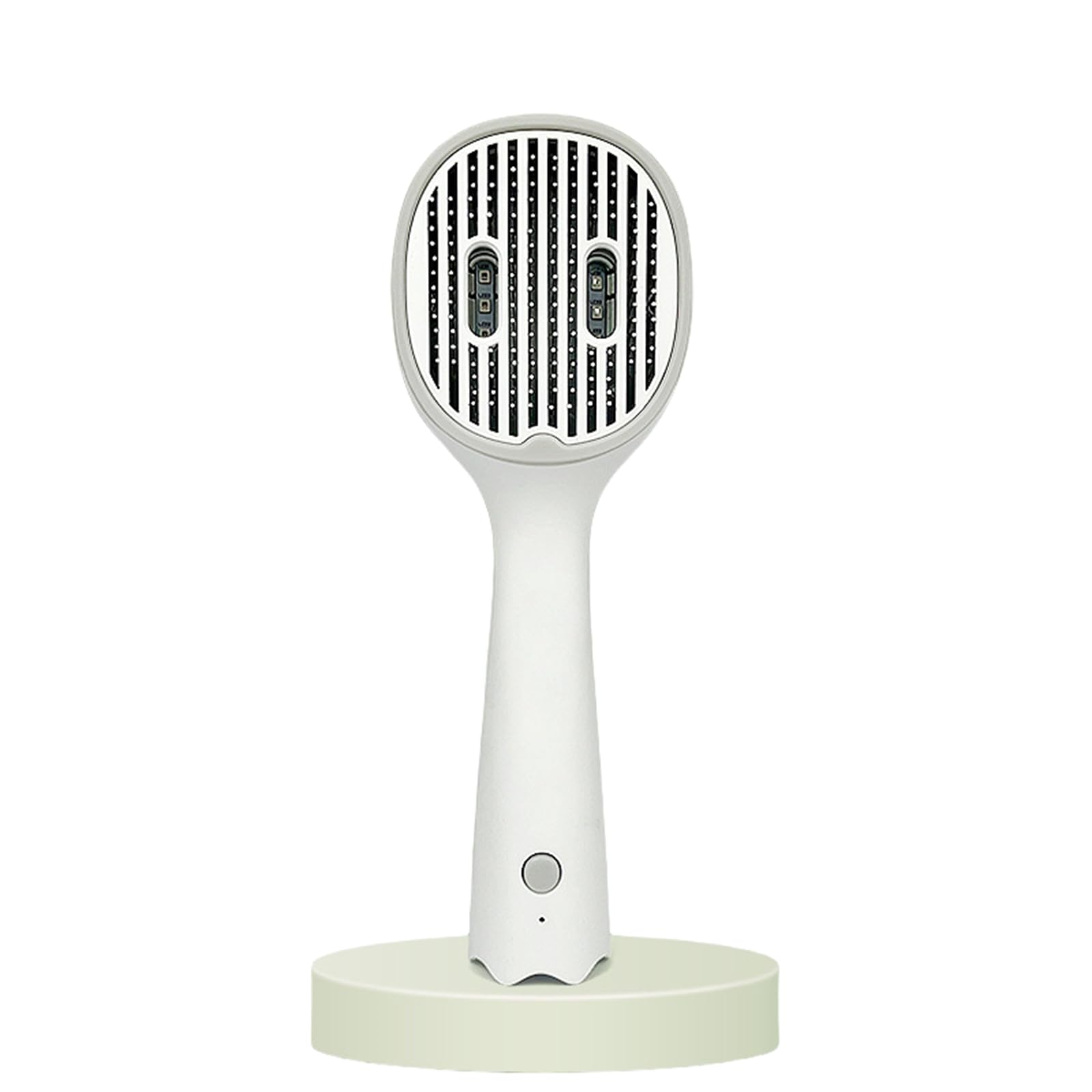 kittinis luxbrush uv zeckenbürste Katzenbürste mit UV Sterilisation Antistatische Entfilzungsbürste für Hunde und Katzen, One Touch Reinigung, tragbar und leicht