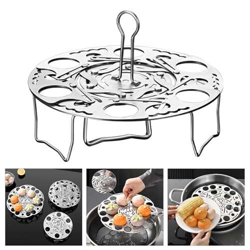 Support cuisson vapeur en acier inoxydable 304 compact