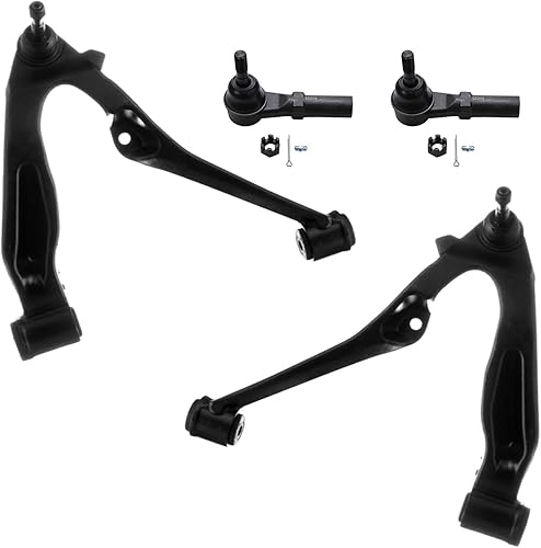 Miniatura 62 de Detroit Axle - Kit de 4 brazos de control delanteros para Chrysler 300 Dodge Challenger Charger Magnum, 2 brazos de control delantero inferiores con