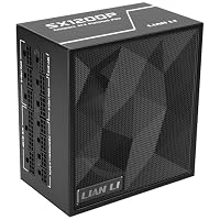 Lian Li SX1200P Netzteil – 1.200 W Schwarz | 80 Plus Platinum Effizienz, Vollmodulare abnehmbare Kabel, ATX 3.1 & PCIe 5.1, Modernes & Leises Gaming-PC PSU – Ansicht 1
