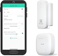 Vista 10 de YoLink Sensor inteligente de puerta y ventana LoRa: alcance al aire libre de hasta 1/4 de milla, recordatorios de puerta dejada abierta, hasta 5