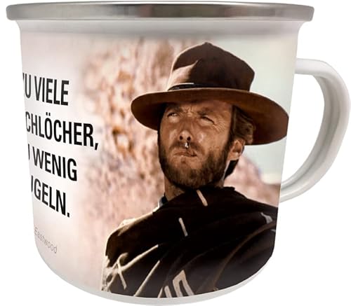 Blechwaren Fabrik Braunschweig GmbH EB86 - Taza de esmalte (0,5 L, con demasiados agujeros para los culo), diseño de bolas