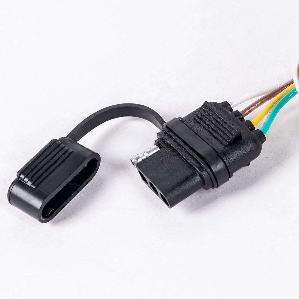 Armordillo Trailer Hitch 4-Way Output Wire Harness T-Connector Kit|Compatible with 2001-2007 Toyota Highlander / 2006-2011 Azera|8740446