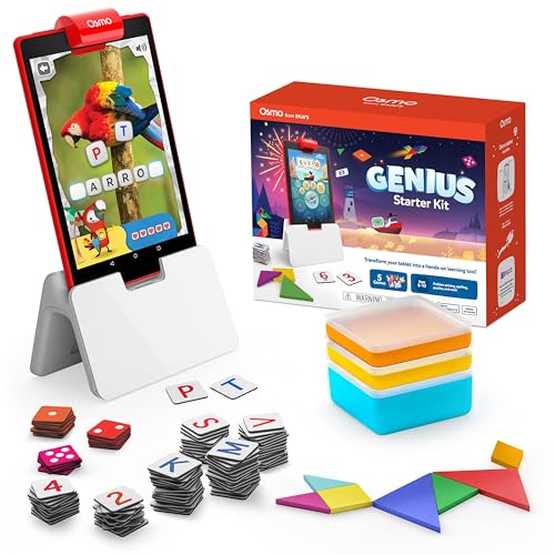 Osmo Genius Starter Kit for Kids Ages 6–10 | 5 Educational Learning Games | Fire Tablet Compatible |...
