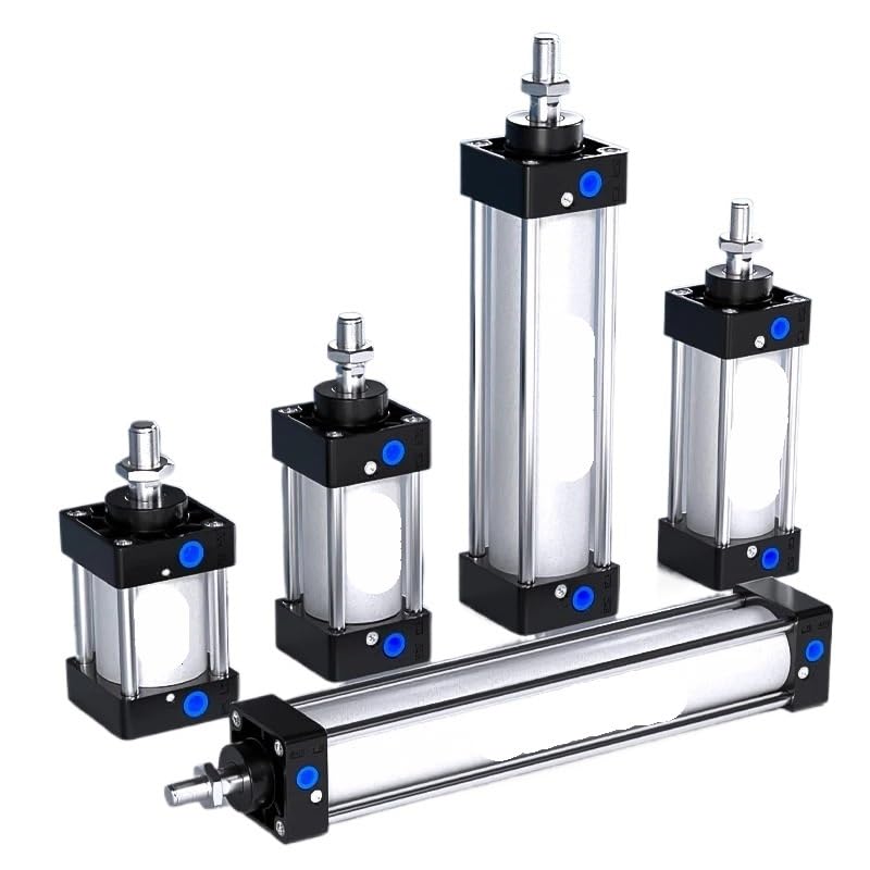 SC Cilindri Pneumatici SC200 Foro A Doppia Azione Cilindro Pneumatico Strumenti Grande Spinta Pistone 50/100/150/200/250/300/400/500/600/700mm 1 Pz(SC200X600)