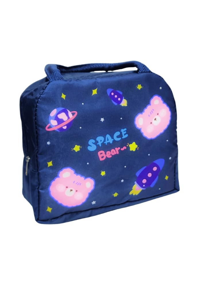 Space Bear Dual Pocket Lunch Bag for Return Gifts for Kids |Party Favors|Giveaways|Animal Theme |Insulated |for School, Office, Picnic (B0CRL9C9G4) Amazon Price History, Amazon Price Tracker