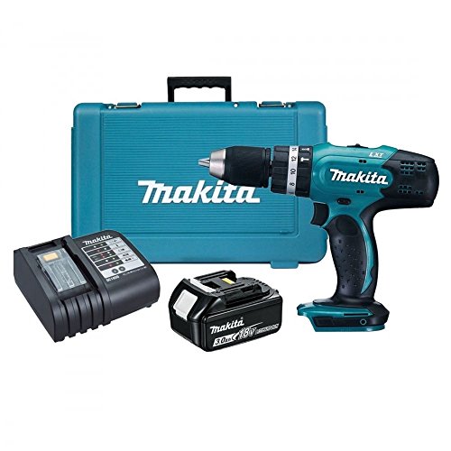 Makita DHP453SF 18 V Cordless Combi Drill - Green/Black - Image 3