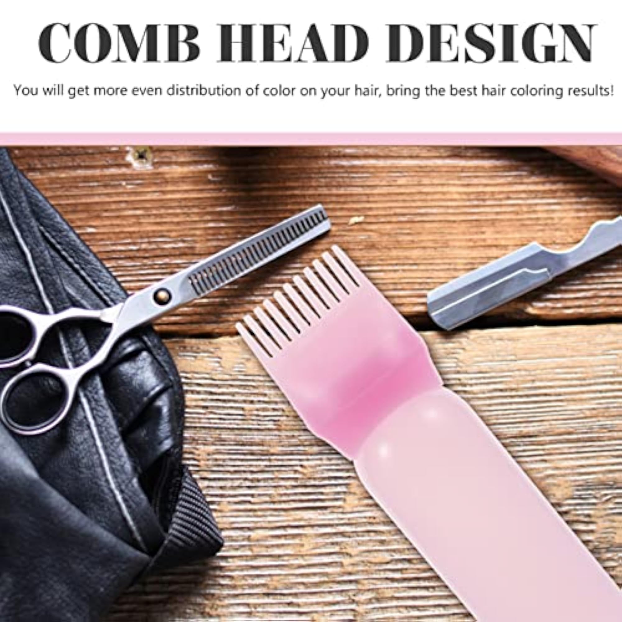 3Pcs Root Comb Applicator Bottle Set for Hair Dye