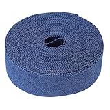 Résistant et élégant : fabriqué en denim résistant, ce ruban allie fonctionnalité et esthétique pour une utilisation durable. accessoires de coiffure, rubans bleu denim