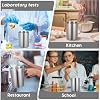 OUNONA Laboratory Measuring Cup Stainless Steel Beaker with Graduated Scale 5.82X3.93X3.74 Inch for Accurate Liquid Measurement in Chemistry Class and Kitchen Use