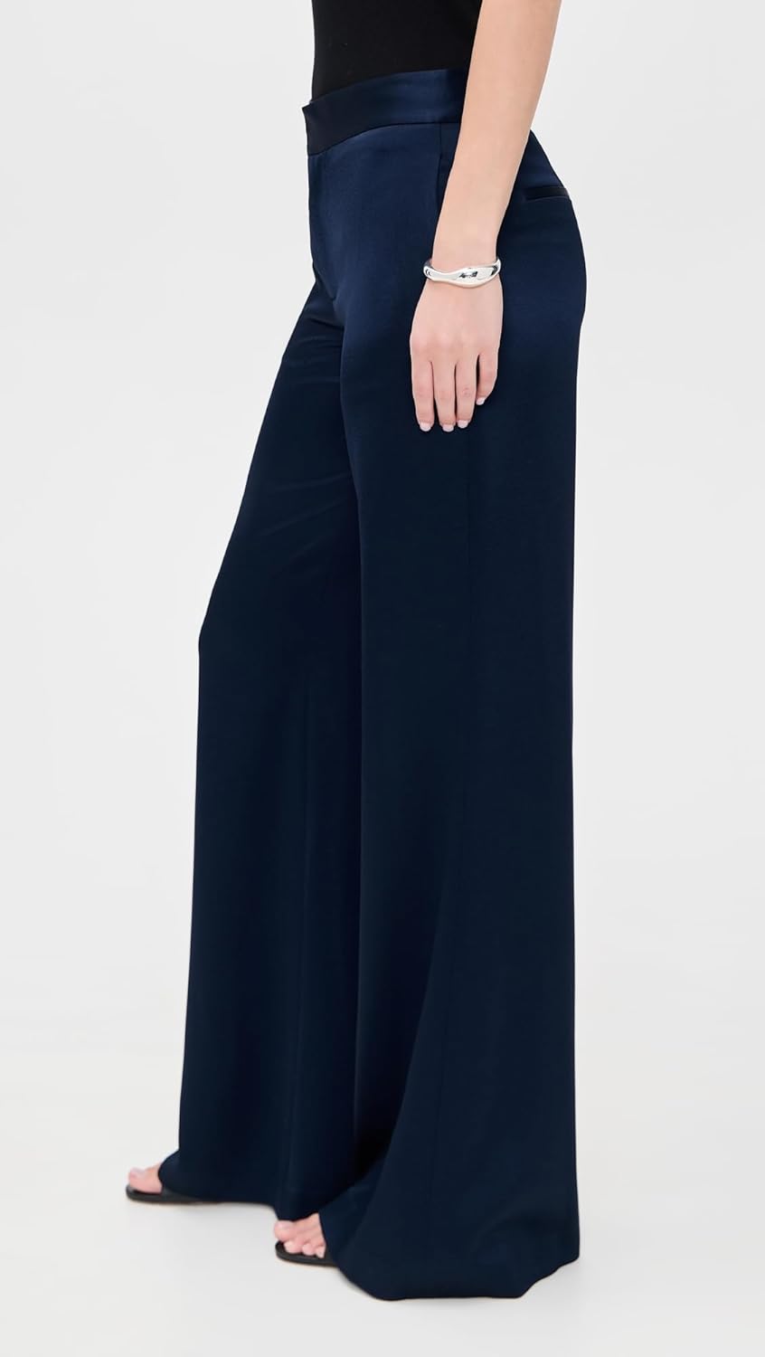 alice + olivia Women's Shane Slouchy Wide Leg Pants - Image 4