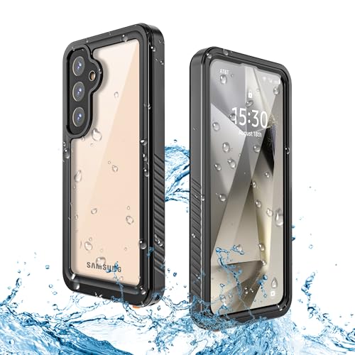 Lunivop Compatible with Samsung Galaxy s25 Plus Case 6.7'' Waterproof Dustproof【IP68 Underwater】 Clear Screen Protector Lanyard Diving Swim 【Military Grade Full Body】 Phone Cover