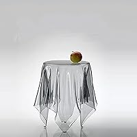 Vista 1 de JHKJ - Mantel protector de mesa transparente para comedor (plástico, rectangular, 0.039in de grosor, PVC, 15.7 x 71.7in)