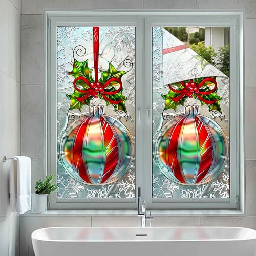 Vinilo decorativo para ventana estilo vidriera 17.7 x 39.3 pulg miniatura 5