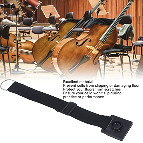 Non Slip Cello Endpin Stopper, Non Scratches Adjustable Cello Endpin Anchor Prevent From Damaging For Instrument #TOP1