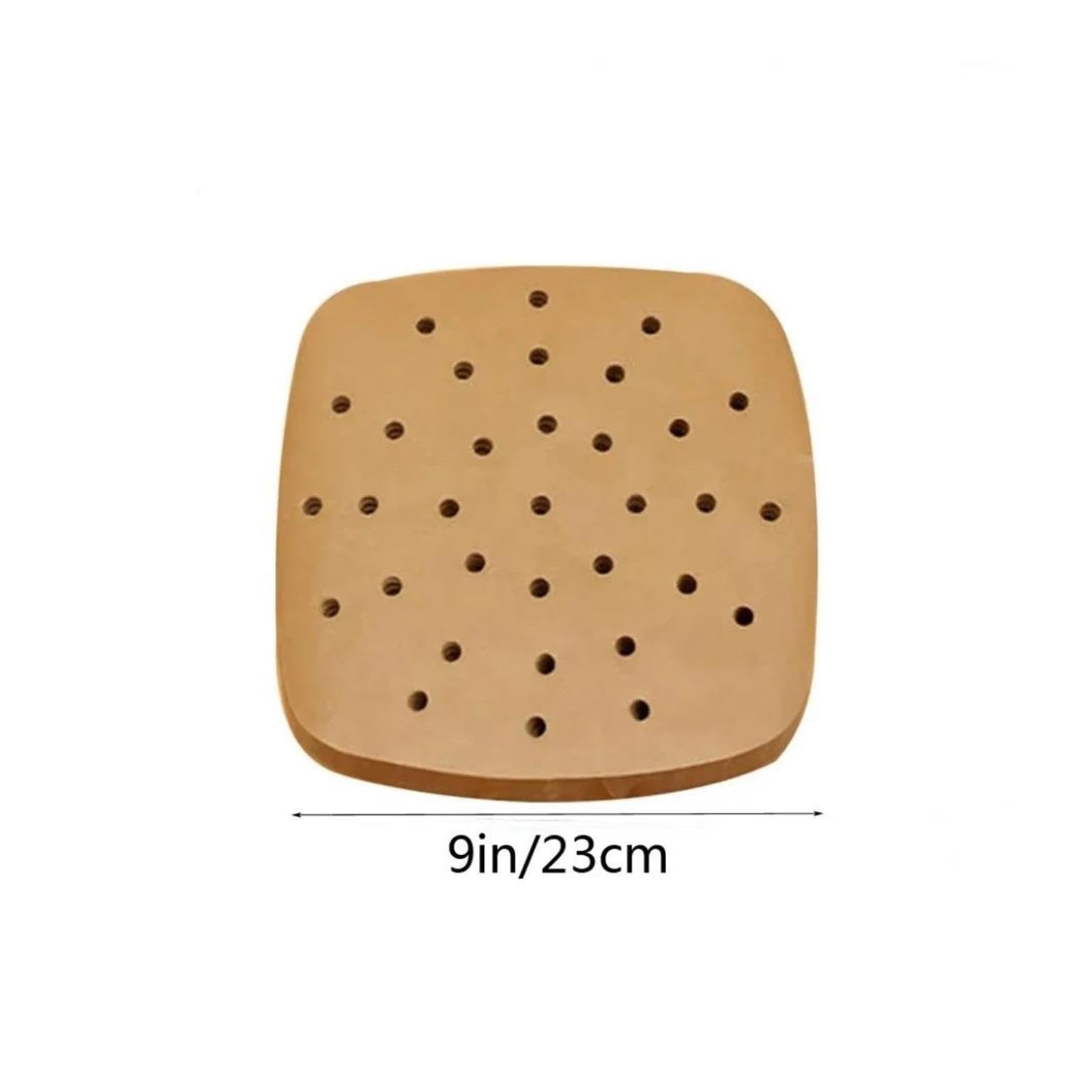 Hojas Papel Air Fryer 50/100/200 Desechables Antiadherentes para Cocinar