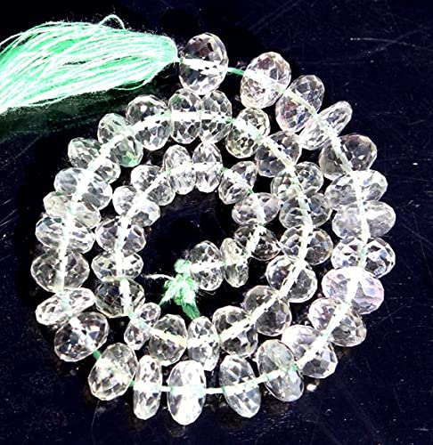 Améthyste verte naturelle en perles de 7-9 mm pour création bijoux DIY