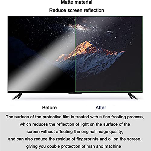 Filtre de protection TV anti-lumière bleue 49 pouces avec traitement antireflet pur - 5