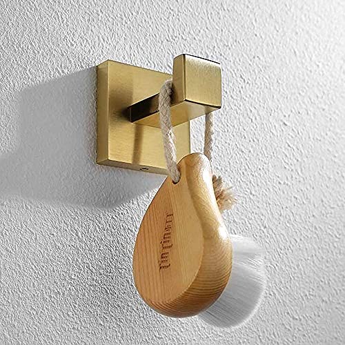 Bathsir Brushed Gold Towel Bar Towel Hooks Bathroom Towel Rack Robe Hooks Wall Mounted Stainless Steel #TOP6