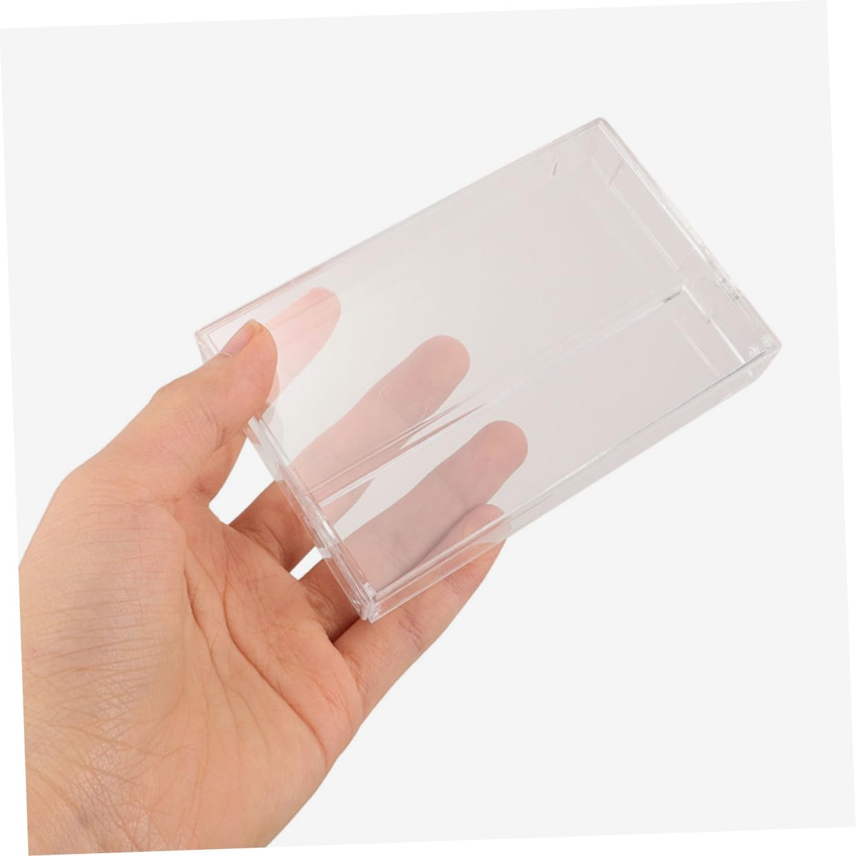 KICHOUSE 12pcs Retro Cassette Tape Storage Organizer Cassette Holders for Music Tapes Multi-functional Portable Case Built Note Holder Design for and Organization