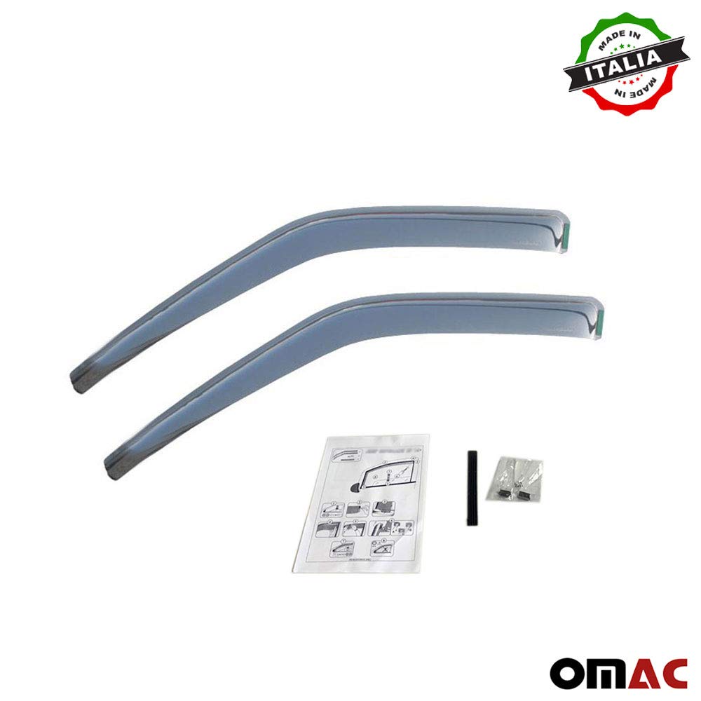 Deflettore antivento compatibile con Mercedes Sprinter W906 2006-2019 acrilico scuro 2X