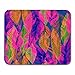 Produktbild AOHOT Mauspads Leaves Pattern Vibrant Color Neon Red Blue Leaf Tropical Artistic Collage for Floral Colorful Effect Mouse pad Mats 9.5" x 7.9" for Notebooks,Desktop Computers Mini Office Supplies