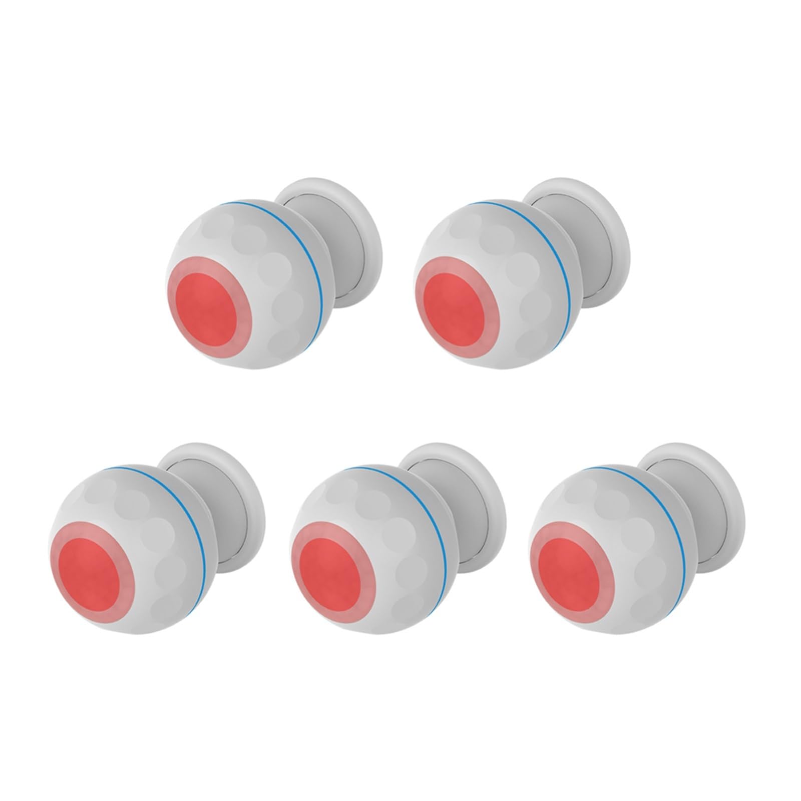 CUDTAPI Motion Sensor Mini Infrared Human Body Detector Movement Alarm With Magnet Bracket Home Security(5PCS)
