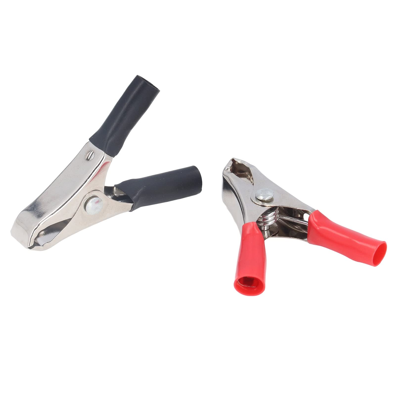 Izolowane klipsy krokodylkowe, klipsy aligatora. 50 Sets Insulated Crocodile Clips - 10A Battery Clip & Cable Clamp Tool Kit for Testing Equipment