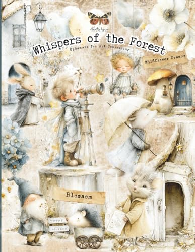 Whispers of the Forest Ephemera for Junk Journals: A Collection of Whimsical Woodland Ephemera of Animals, Flowers, Fairies & Fantasy Dreams for ... Collage, ATC and other Paper Crafts