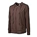 Sofra Women's Thin Cotton Zip Up Hoodie Jacket (M, Brown)
