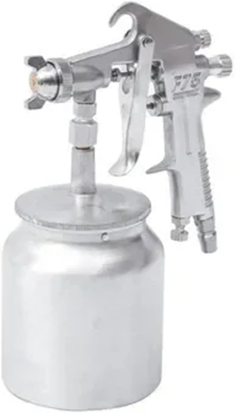 1.5mm Nozzle 400ml Capacity Suction Feeding Mode Air Paint Spray Pneumatic Tool F-75S Suction Feeding Mode(1)