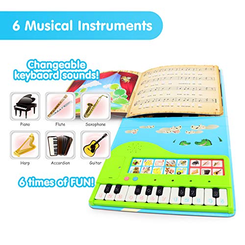 Best Learning My First Piano Book - Educational Musical Toy For Toddlers Kids Ages 3-5 Years - Ideal 3, 4 Year Old Boy Or Girl Birthday Gift Present #TOP4