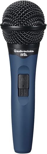 Audio-Technica MB-1K Midnight Blues Series Handheld Neodymium Cardioid Unidirectional Dynamic Vocal Microphone , Rugged Co...