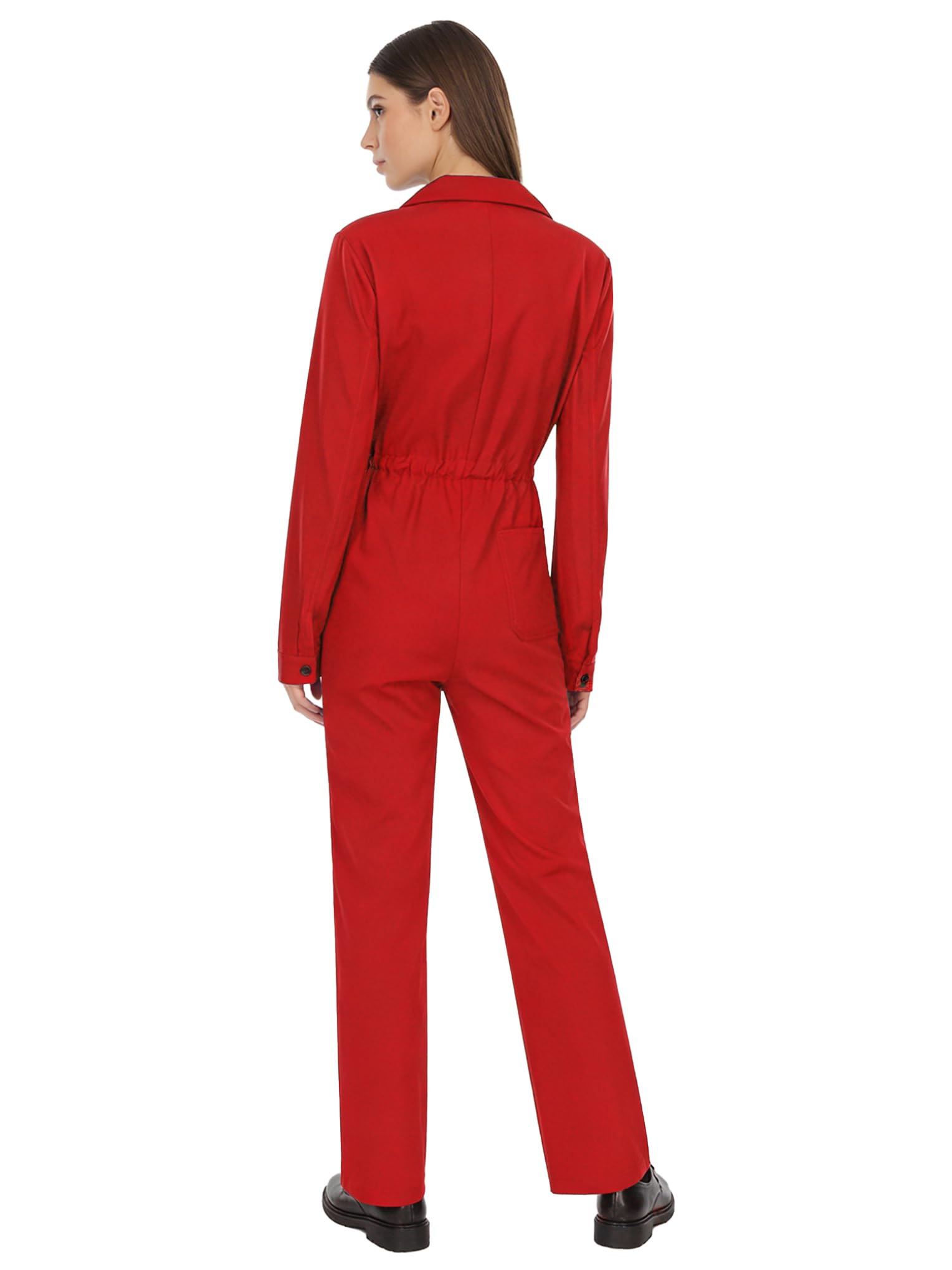 Femme Combinaison de Travail Mécanique Combinaison Complète Travail Pour Carrosserie Agriculture Jumpsuit Overall Vêtement Protection Costume Halloween Carnaval