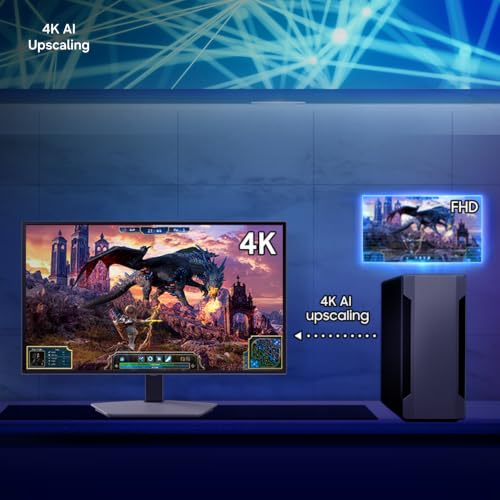 Image of Samsung Odyssey OLED G8 Gaming Monitor (27 inch) 4K UHD, 240 Hz, 0.03ms(GTG), G-Sync, FreeSync Premium Pro, DP, HDMI, USB Ports, Height, Tilt, Swivel, Pivot Adjust Stand, (LS27HG800SWXXL, Silver)