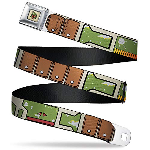 Cinturón de seguridad Star Wars ajustable con hebilla de coleccionista Boba Fett
