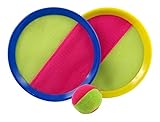 Catch and Toss Game, Catch Ball Sports Game Set /Paddle Catch and toss for Kids with Grip Mitt and...