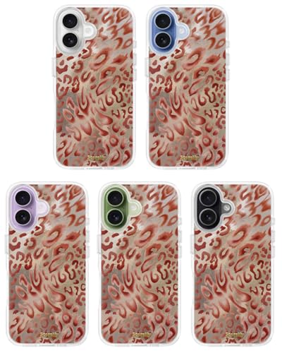 Coque iPhone 17 antichoc imprimé léopard chic pour femmes