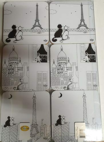 Éditions Clouet Dessous de Verres Les Chats par dubout Chat Paris