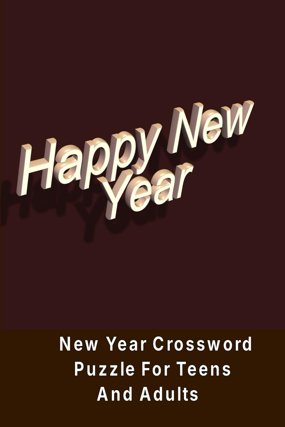 New Year Crossword Puzzle For Teens And Adults