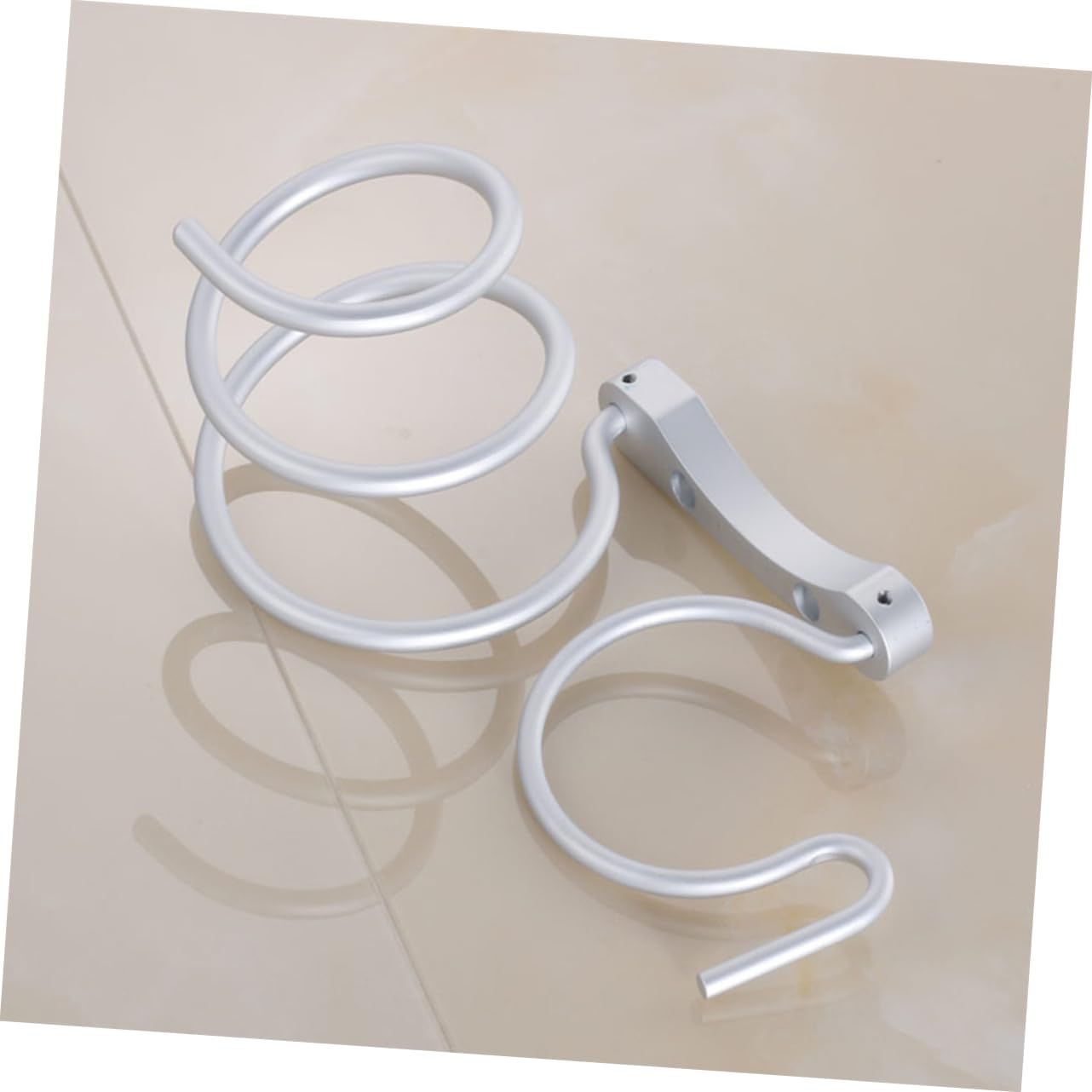 2pcs Hair Dryer Storage Rack Aluminum Dryer and Straightener Holder over Door
