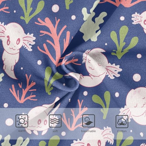 Little Girl Underwear Toddler Panties Kids Undies Cute Axolotl Salamander Soft Cotton Briefs 2T-8Y3